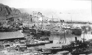 Oran- 111- travail sur les quais